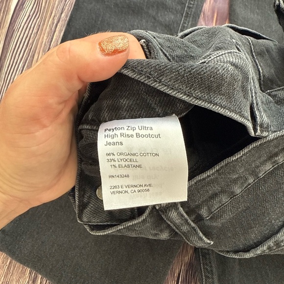 Reformation Peyton Zip Ultra High Rise Bootcut Jeans - Picture 10 of 10